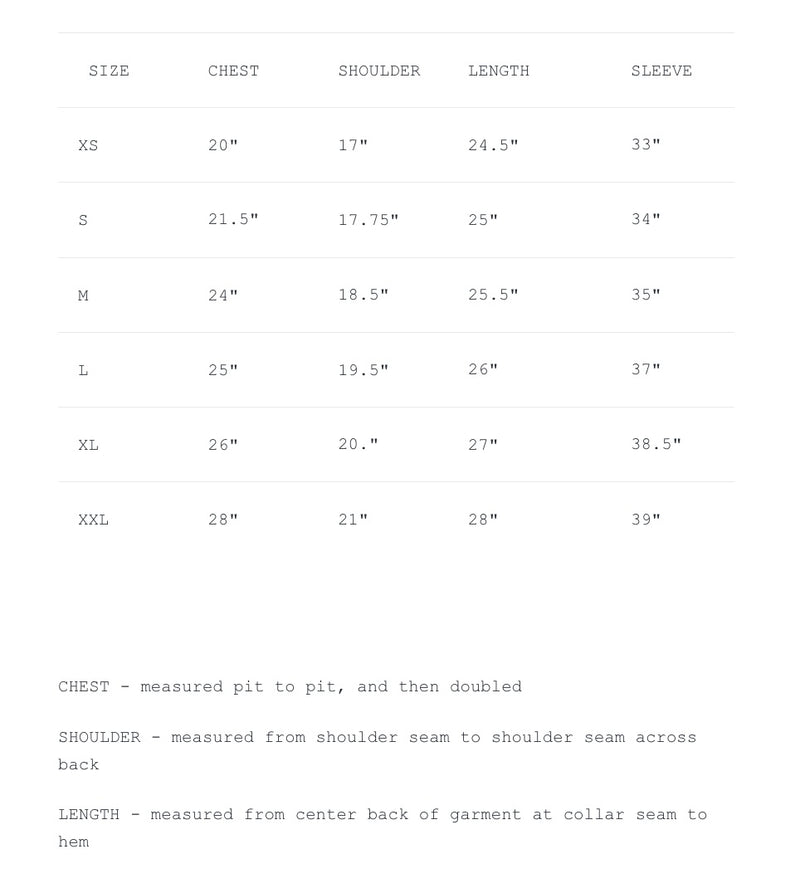 Size Guide