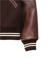 Varsity Jacket | Brown/Antique Brandy
