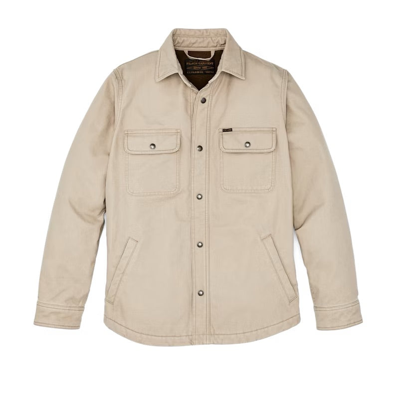 Fleece Lined Jac Shirt | Gray Khaki