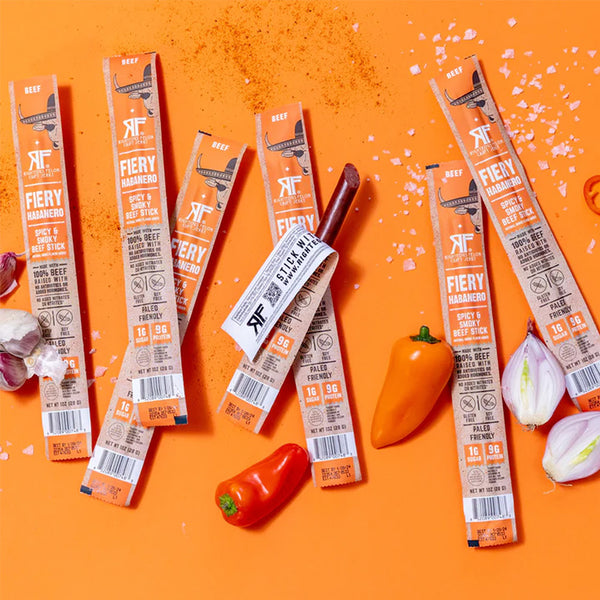 "beef jerky and habaneros and garlic"