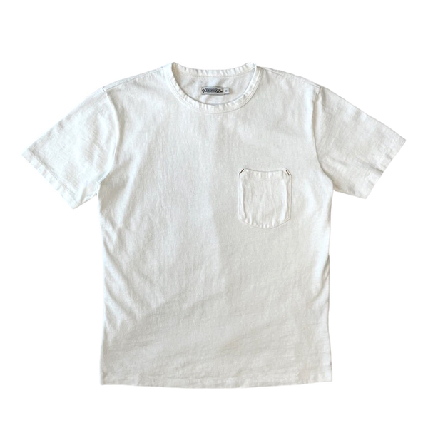 freenote 9 oz pocket t shirt white