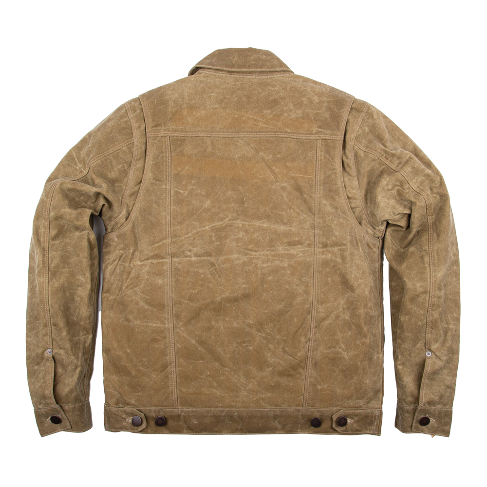 Riders Jacket Waxed Canvas Tobacco Fontenelle Supply Co.