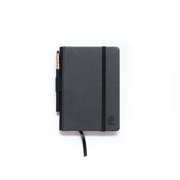 Blackwing Slate Notebook, Black, Graph Paper