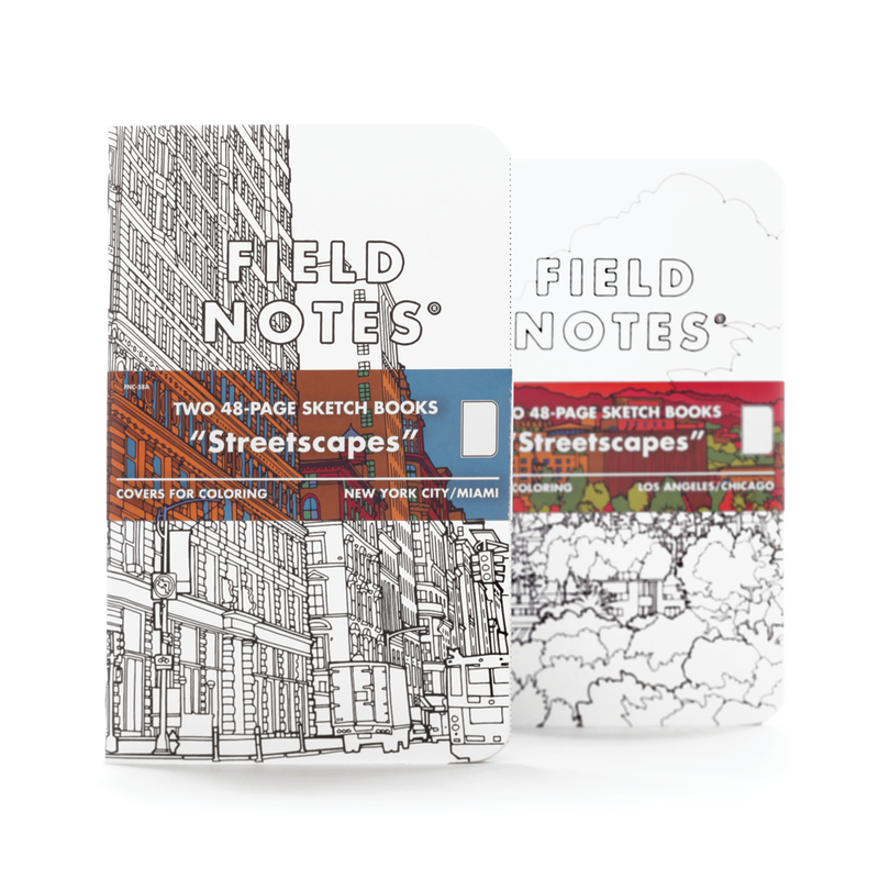 Field Notes Streetscapes Sketch Books