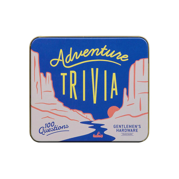 Gentlemen's Hardware Adventure Trivia in Tin