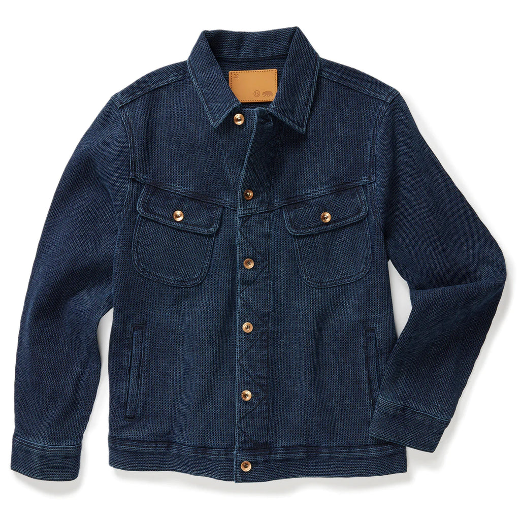 Long haul jacket indigo waffle clearance