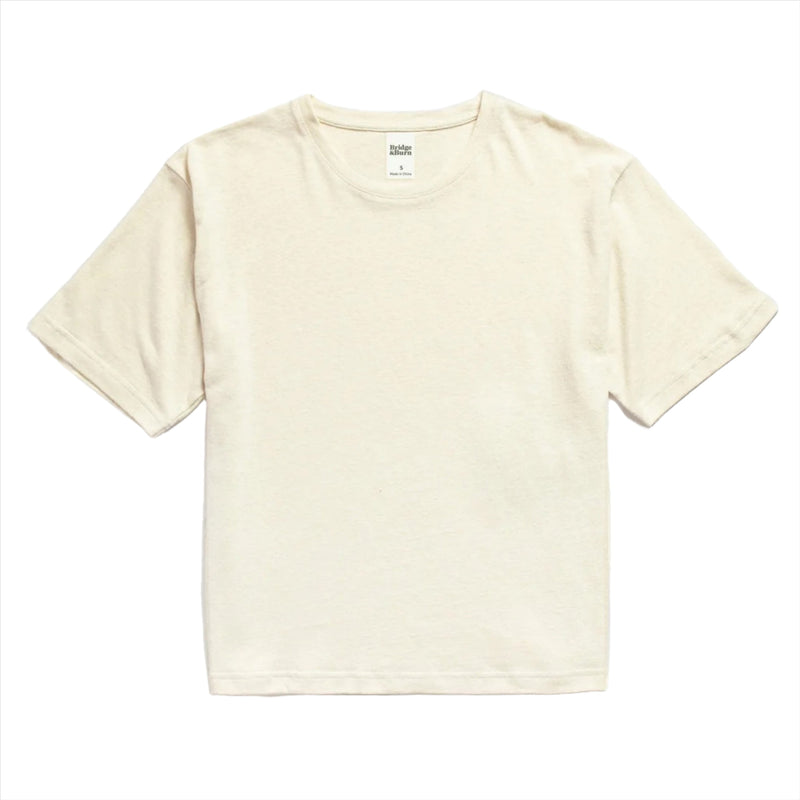 Ivory Hemp Woman's Boxy Tee