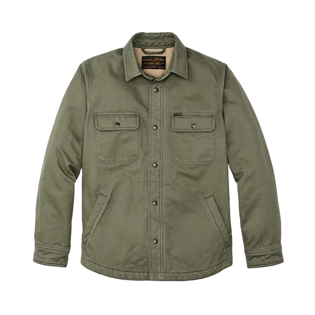 Fleece Lined Jac Shirt | Service Green – Fontenelle Supply Co.