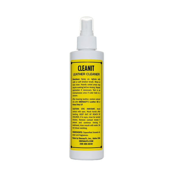 Back of Leather Cleaner
