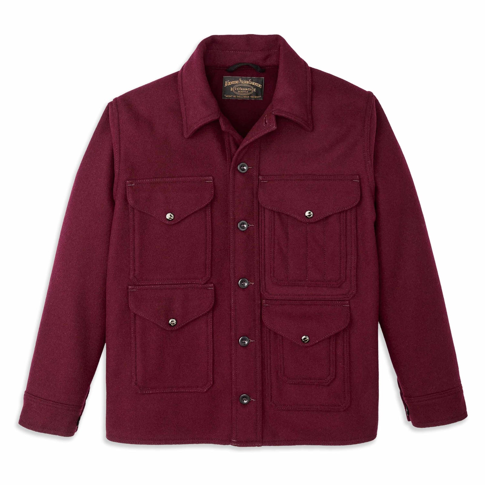 Mackinaw Wool Cruiser | Wine – Fontenelle Supply Co.