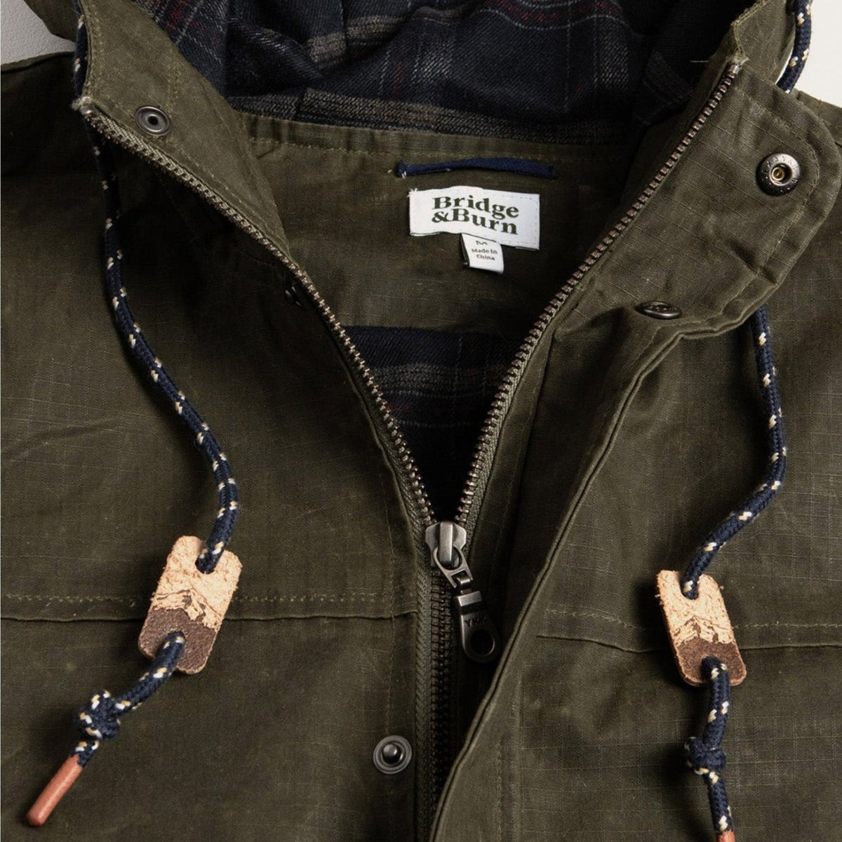 The Marshall Jacket | Olive Waxed Ripstop – Fontenelle Supply Co.