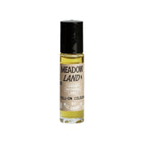 Roll-on cologne bottle by Meadowland on a white background