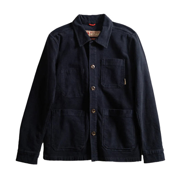 Worker Moleskin Jacket in Navy