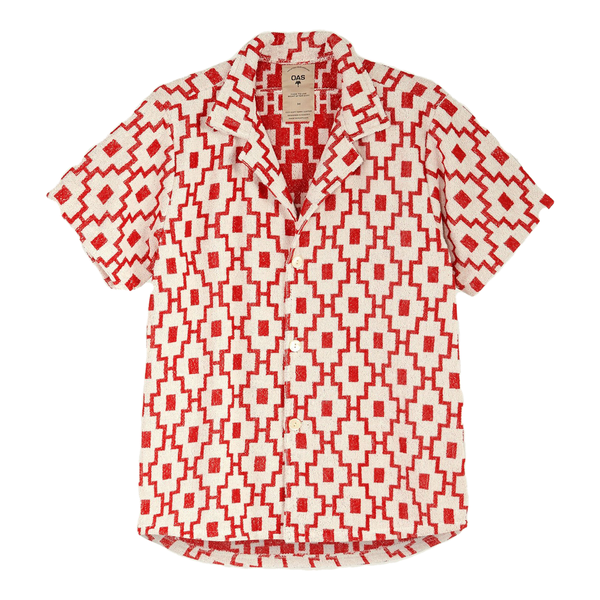 oas white machu cuba terry shirt