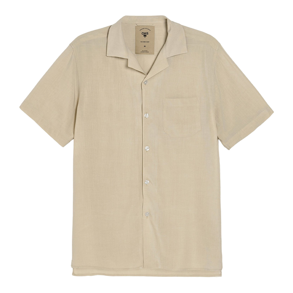 OAS Sand Plain Viscose Shirt