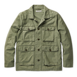 Outerknown Utilitarian Chore Coat in Olive Drab