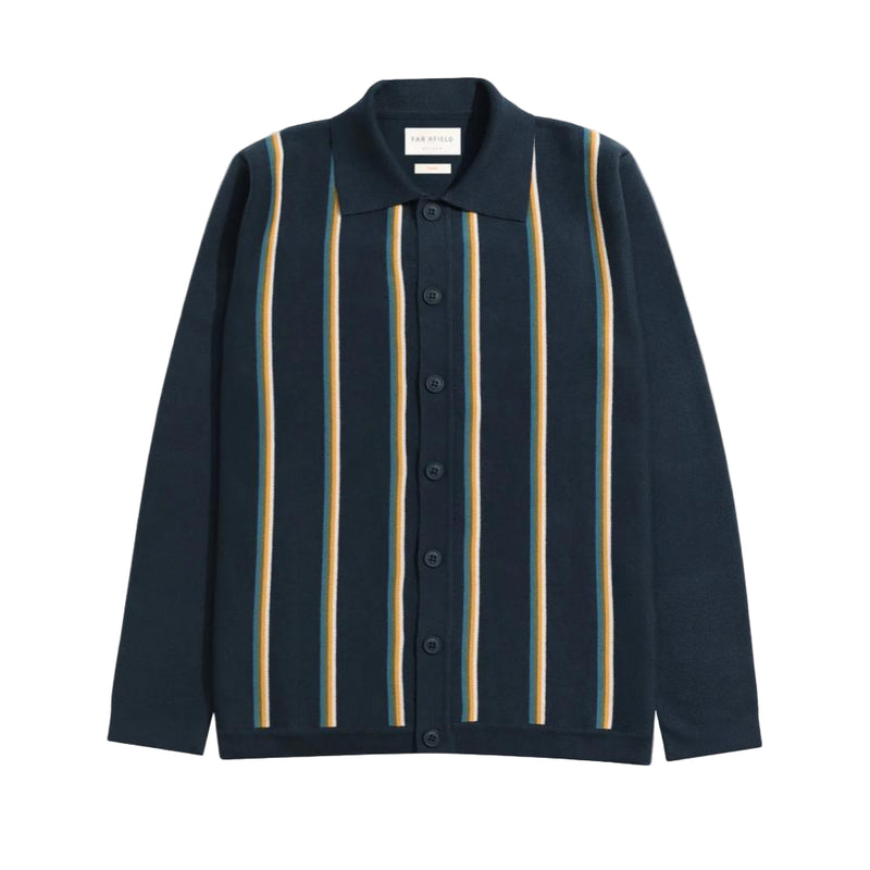 Zigger Knit Shirt Kuki Stripe