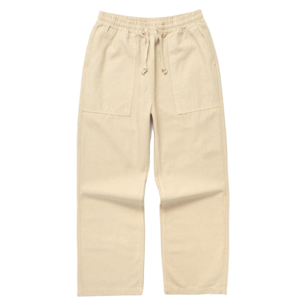 Beige Serviceworks Chef Pants on a white background