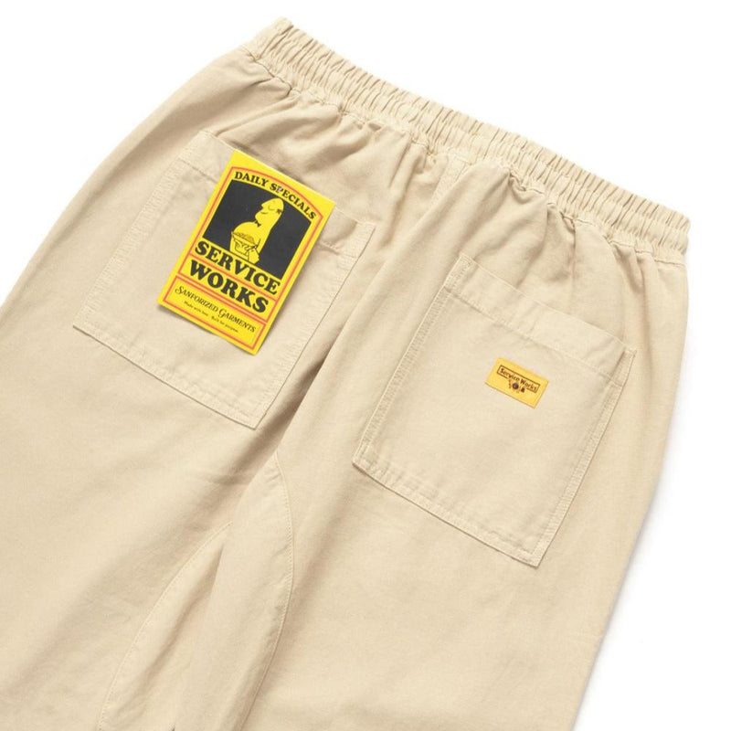 Classic Chef Pant | Pale Khaki