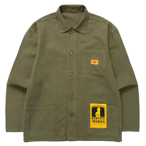 Classic Chore Shirt Olive from ServiceWorks 