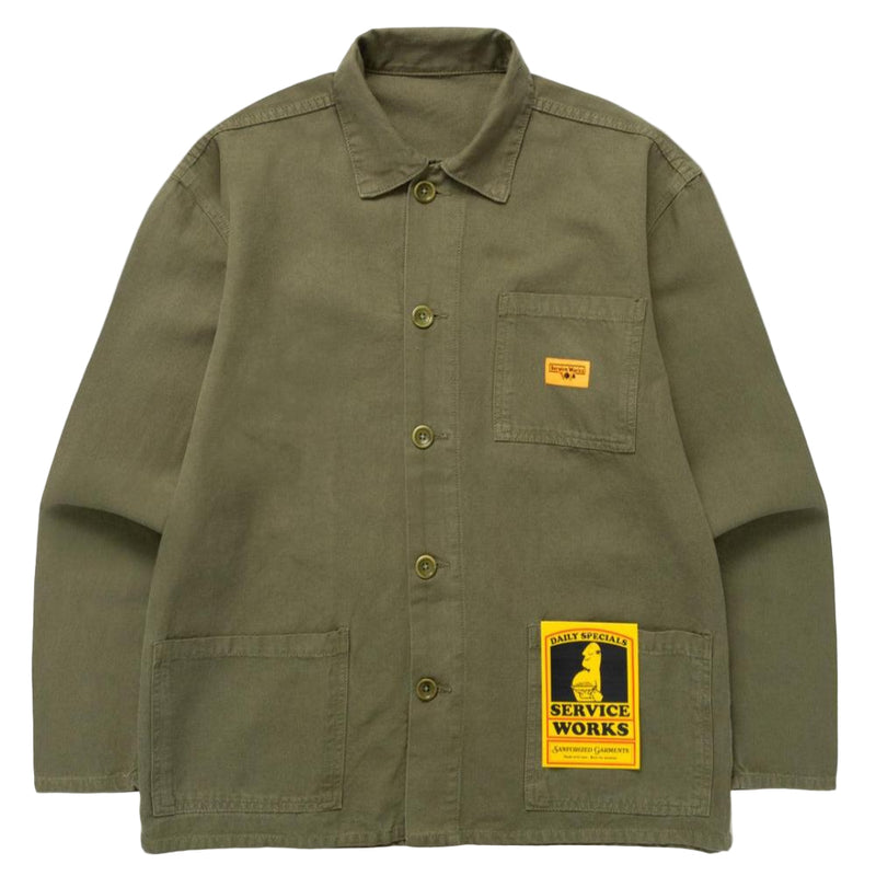 Classic Chore Shirt Olive from ServiceWorks 