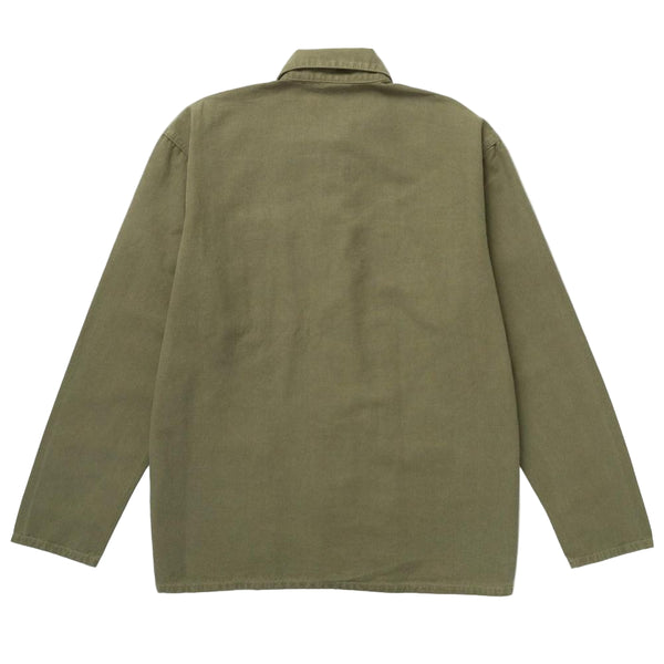 Green shirt on a white background