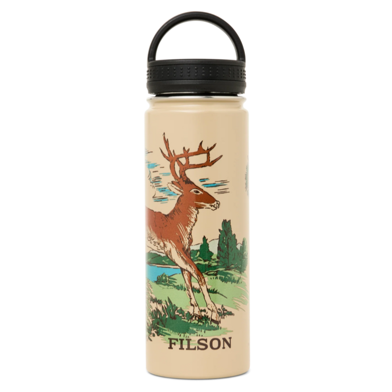 Filson Water Bottle in Sandstone / Deer Leap