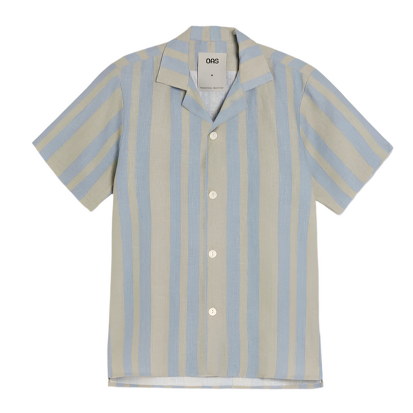 Mist Strata Cuba Linen Shirt
