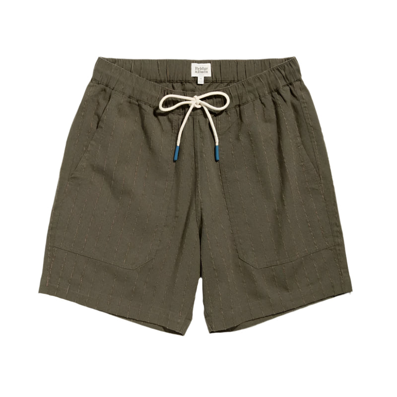 Noah Short in Olive Stripe