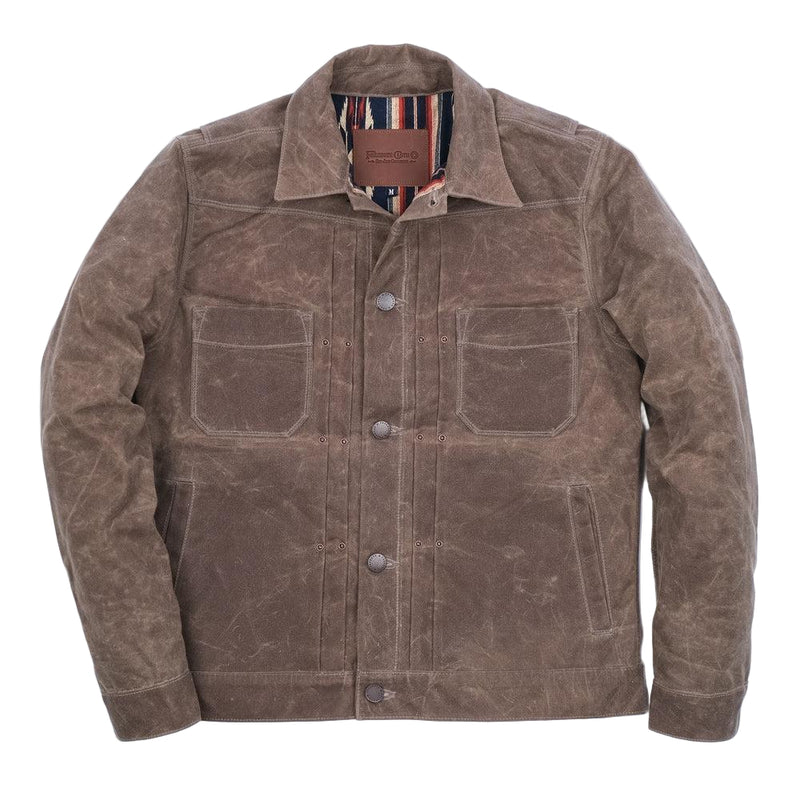 Riders Jacket in Oak, front profile