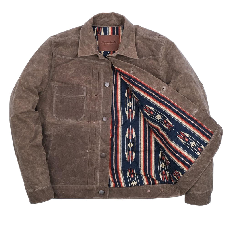 Riders Jacket | Waxed Canvas Oak
