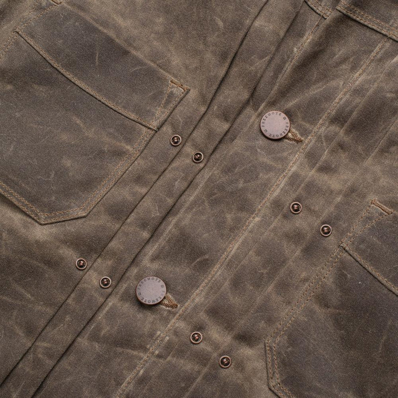 Riders Jacket | Waxed Canvas Oak