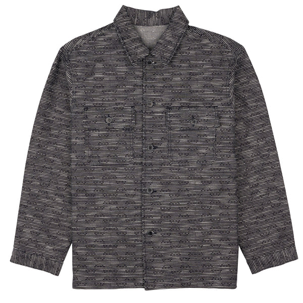 Slub Sashiko Denim Over Shirt