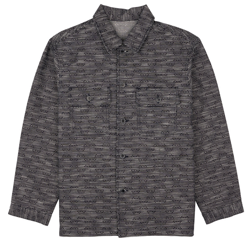 Slub Sashiko Denim Over Shirt