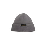 Wool Knit Watch Cap in Smoke