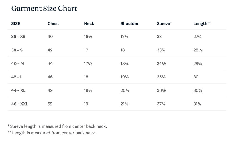 Size Guide