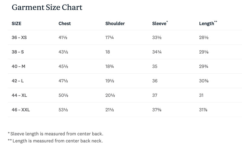 Size Guide