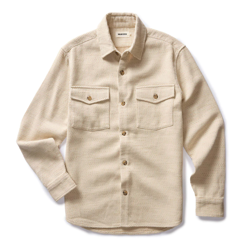 Taylor Stitch Point Shirt in Natural Sashiko