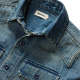 Taylor Stitch Shop Shirt | Sawyer Wash Selvage Denim close up