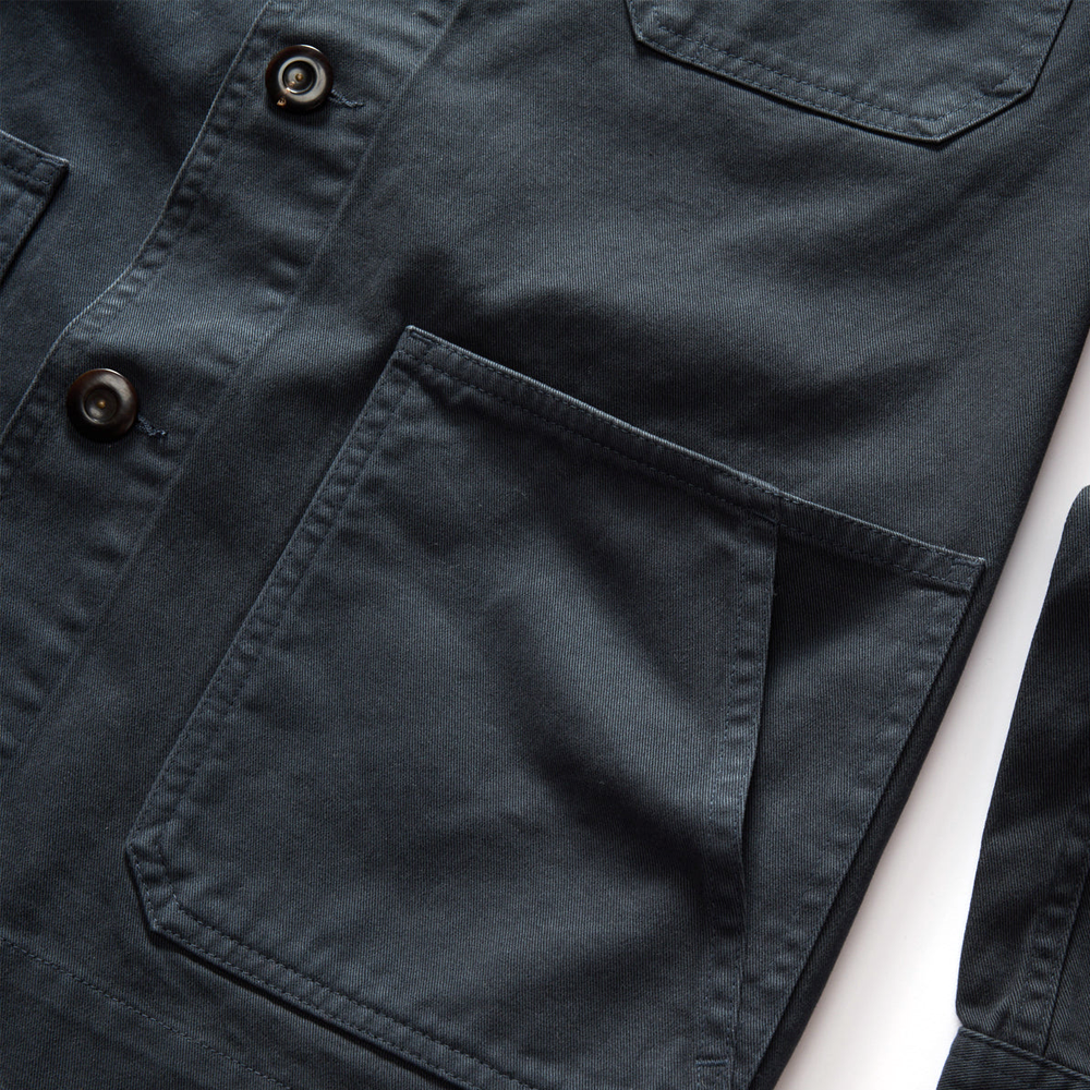 The Ojai Jacket | Organic Navy Foundation Twill – Fontenelle