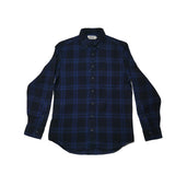 The Jack | Deep Indigo Plaid Waffle