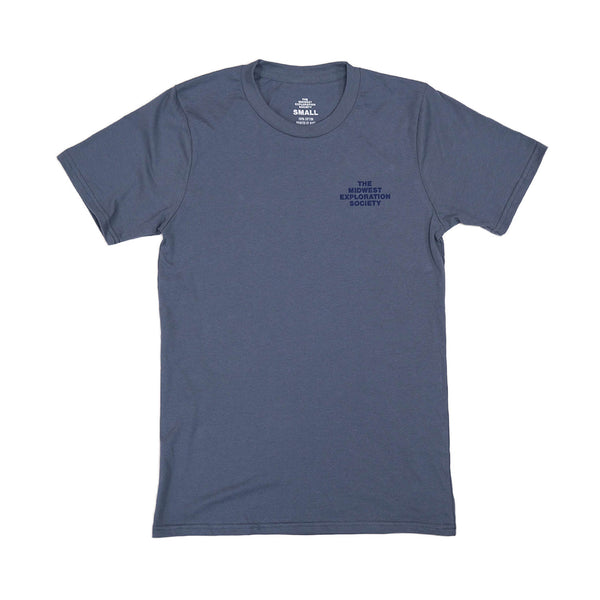 M.E.S. Mission Tee - Pacific Blue