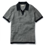 Valencia Sweater Polo in Coal Scallop