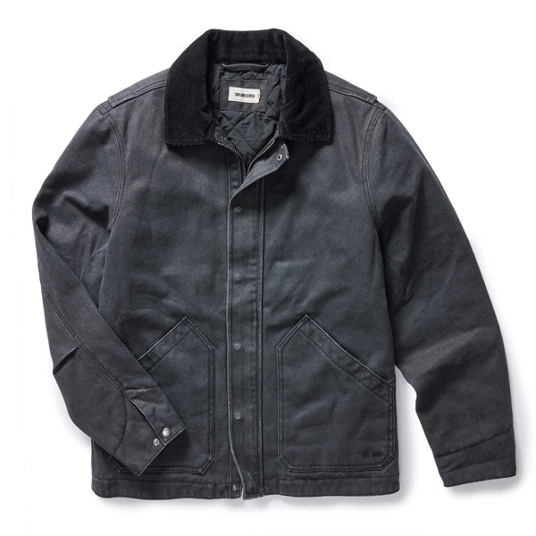 Workhorse Jacket in Coal Chipped Canvas