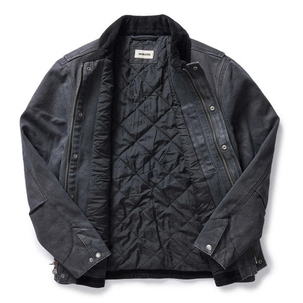Workhorse Jacket in Coal Chipped Canvas