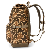 Side view of backpack