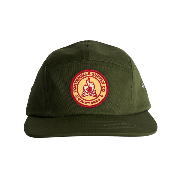 Fontenelle Supply Co. Campfire Patch Adventure Cap Army Green