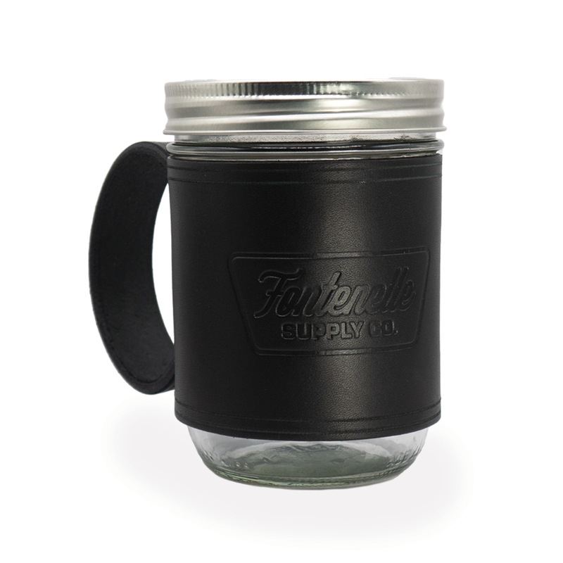 Leather Wrapped Camp Mug