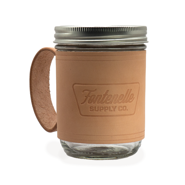 Leather Wrapped Camp Mug