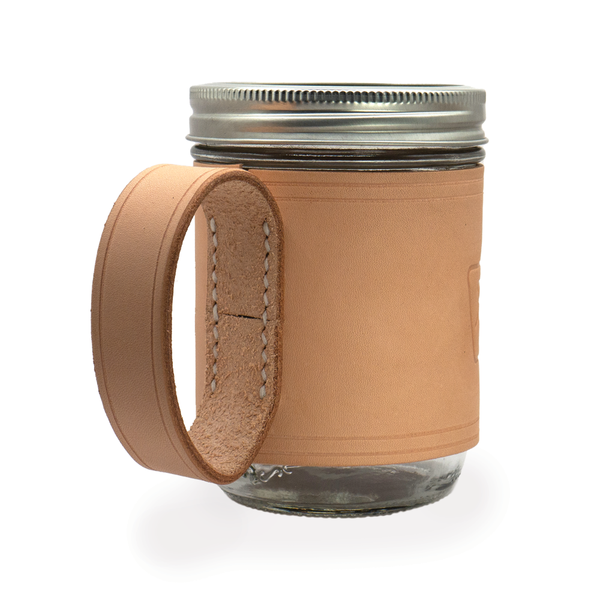 Leather Wrapped Camp Mug